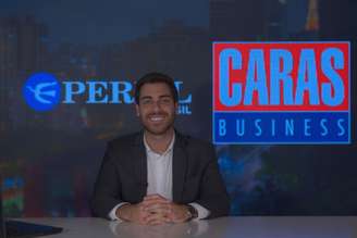 Gustavo Pires, presidente da SPTuris, nos estúdios do Grupo Perfil Brasil