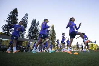 Treinamento da Seleção Feminina na Austrália