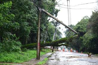 O ciclone extratropical chegou ao Rio Grande do Sul trazendo ventos fortes e grandes volumes de chuva. A cidade de Passo Fundo registrou queda de árvore e falta de luz nesta quarta-feira, 12