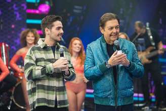 João Guilherme e Faustão