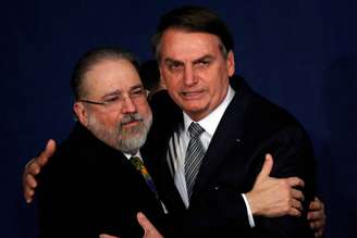 Augusto Aras e Jair Messias Bolsonaro (2.out.19)