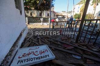 Resultados da explosão do hospital Al-Ahli na Cidade de Gaza
18/10/2023
REUTERS/Ahmed Zakot     