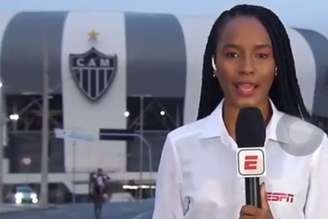 Ciclista apareceu ao fundo de reportagem da ESPN