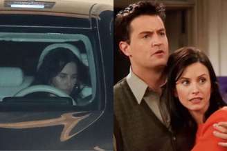 Courteney Cox e Matthew Perry fizeram par romântico em Friends