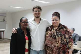 Candidata Marcia Jacintho. atual Ouvidor-geral, Guilherme Pimentel; e a candidata Fabiana Silva