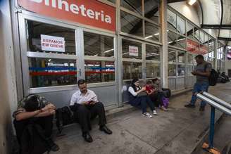 Paralisação afeta linhas do metrô e da CPTM, como em Mauá (foto)