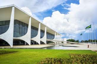 Planalto Palácio em Brasília, a capital do Brasil 