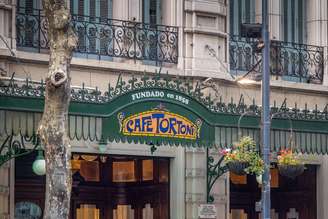 Café Tortoni, em Buenos Aires, na Argentina