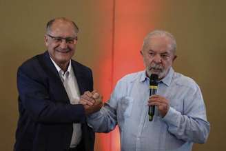 Alckmin com o presidente Lula