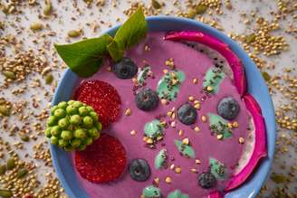 Aprenda a fazer um delicioso creme de pitaya