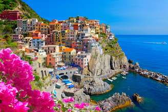 O conjunto de vilas Cinque Terre, na Itália