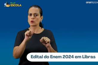 Edital do Enem 2024 em Libras