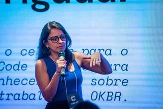 Danielle Bello, coordenação de advocacy e pesquisa da OKBR.