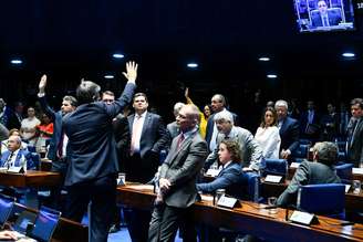 Plenário do Senado Federal durante sessão deliberativa ordinária nesta quarta-feira, 6