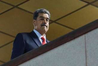 O presidente da Venezuela, Nicolás Maduro, observa o Tribunal Supremo de Justiça, em Caracas, Venezuela
31/07/2024
REUTERS/Leonardo Fernández Viloria