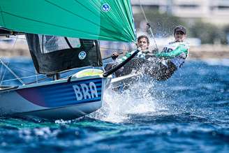 Martine Grael e Kahena Kunze terminaram os Jogos  Olímpicos de Paris em quinto lugar