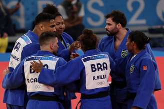 Brasil disputou o bronze do Judô por equipes nesse sábado (03) nas Olimpíadas de Paris 2024