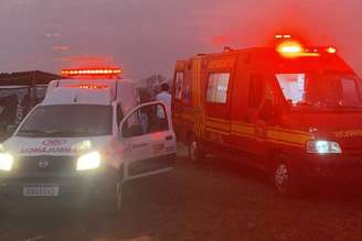 Ambulâncias foram enviadas para prestar socorro a indígenas feridos