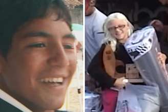 Gabriel Medina e Tatiana Weston-Webb em gravação antiga, aos 13 anos