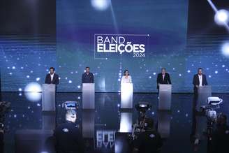 Primeiro debate para a Prefeitura de São Paulo contou com Ricardo Nunes, Guilherme Boulos, José Luiz Datena, Pablo Marçal e Tabata Amaral