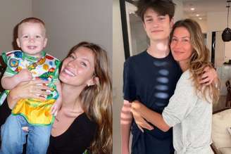 Gisele e Jack, primogênito de Tom Brady