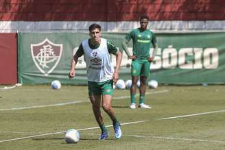 Bernal em treino do Fluminense –