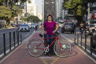 A ativista começou a pedalar em 1976, quando cursava faculdade de Arquitetura e Urbanismo