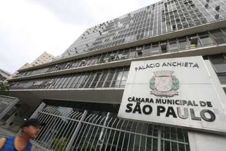 Fachada da Câmara Municipal de São Paulo.