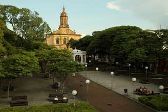 Praça da Matriz, em Itu 