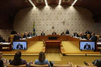 O plenário do Supremo Tribunal Federal (STF)