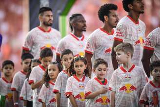 Jogadores do Red Bull Bragantino. 