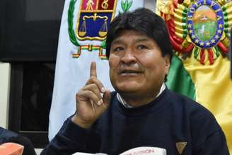 Ex-presidente da Bolívia Evo Morales durante entrevista coletiva em Cochabamba
18/08/2021 REUTERS/Patricia Pinto