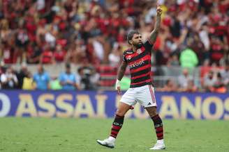 Gabigol comemora gol do Flamengo na final (Wagner Meier/Getty Images)