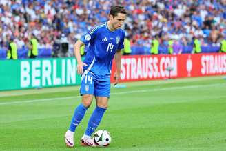 Federico Chiesa (Itália) durante jogo contra a Suíça, no dia 29.06.2024 