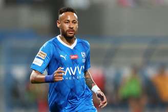 Neymar durante jogo do Al-Hilal 