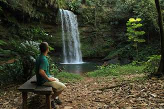 Cachoeira do Evilson, em Taquaruçu 