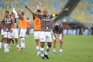 Felipe Melo em Fluminense x São Paulo 01/09/2024. -