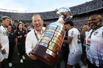 Textor na conquista da Libertadores. 