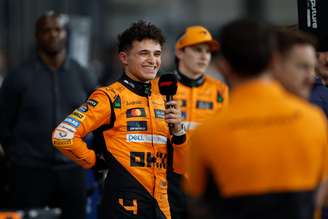 Lando Norris em entrevista após a classificação