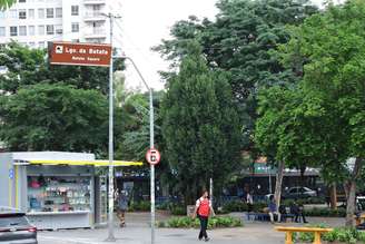 Vista do Largo da Batata, localizado no bairro de Pinheiros, na zona oeste da cidade de São Paulo.