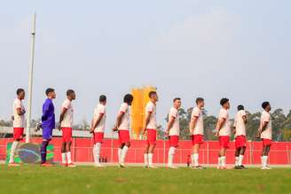 Jogadores do time Sub-20 do Red Bull Bragantino. 