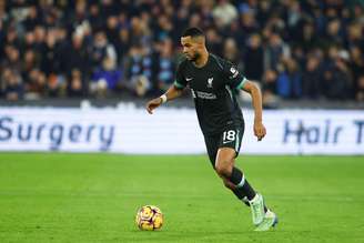 Cody Gakpo (Liverpool) durante jogo contra o West Ham, no dia 29.12.2024