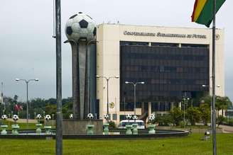 Sede Conmebol, em Luque, no Paraguai. Entidade deve receber pedido da Argentina para retirar Sul-Americano Sub-20 da Venezuela.