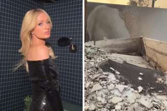 Paris Hilton mostra casa de R$ 51 milhões destruída por incêndio: 'Coração partido’