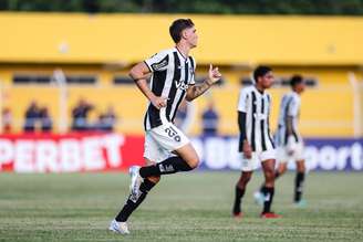 Jogadores do Botafogo na derrota para o Sampaio Correa. 