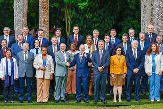 O presidente da República, Luiz Inácio Lula da Silva, participa da reunião Ministerial, na Residência oficial da Granja do Torto.