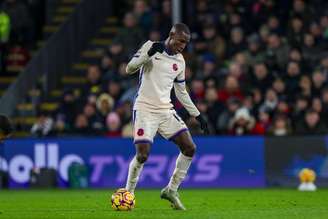 Nicolas Jackson (Chelsea) durante jogo contra o Crystal Palace, no dia 04.01.2025 