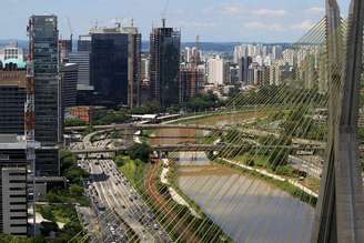 Cidade de São Paulo completa 471 anos. Na foto, vista da Vila Olímpia.