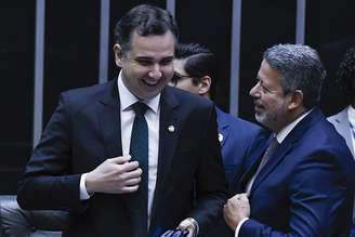 Os presidentes do Senado, Rodrigo Pacheco (PSD-MG), e da Câmara, Arthur Lira (PP-AL).