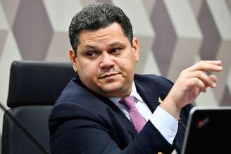 O senador Davi Alcolumbre (União-AP)